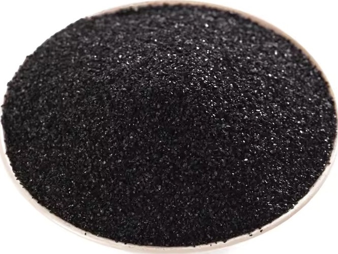 Granular activated carbon samples.