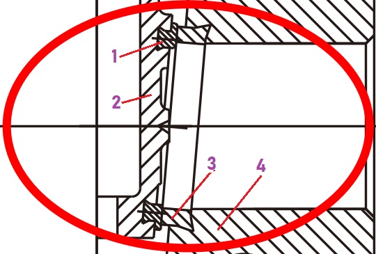 Illustration of the metal seating design.