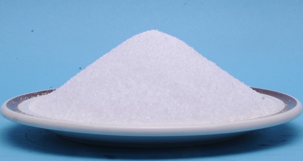 Polyacrylamide granular particles.